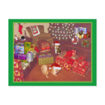 DOGGIE CHRISTMAS postcards