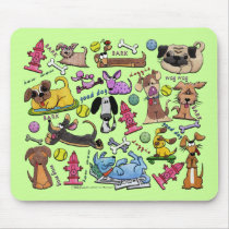 Doggie Collage Mouse Pads