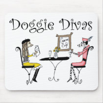 Doggie Divas mousepads by VoodooBebe Doggie Divas mousepads