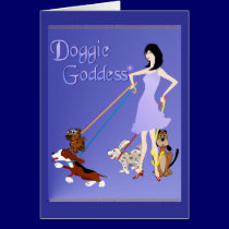 Doggie Goddess PosterP cards