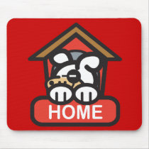 Doggie-Home Mousepad by luxegal Doggie-Home Mousepad
