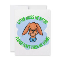 doggie personalized announcements