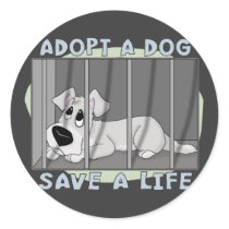 Doggie Jail Stickers by MenagerieMayhem Doggie Jail Stickers