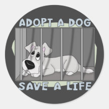 Doggie Jail Stickers