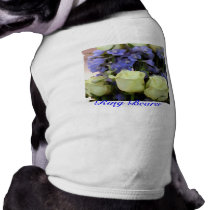 Doggie Ring Bearer Tee pet clothing by CaroleArt Doggie Ring Bearer Tee pet clothing