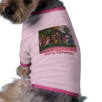 Doggie Ringer T-Shirt/Christmas pet clothing