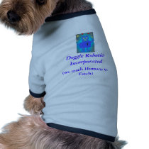 Doggie Robotics shirt pet clothing by KatAnnette Doggie Robotics shirt pet clothing