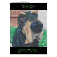 doggie Season Greeting card
