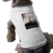 Doggie T-Shirt/Eiffel Tower pet clothing