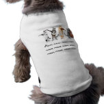 Doggie Tank Top /  / Singing Cats / Meow , Meow Doggie Tee Shirt
