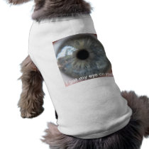 Doggie tube top "I got my eye on you!" pet clothing by catjoy Doggie tube top "I got my eye on you!" pet clothing