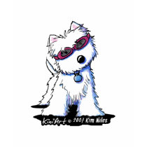 Doggles Westie Ladies Petite T-Shirt
