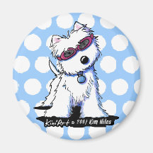 Doggles Westie Magnet