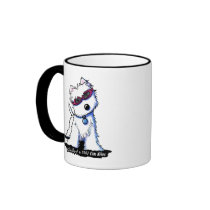 Doggles Westie Mug mugs