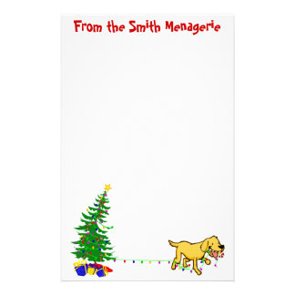 Christmas letterhead