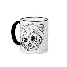 Doggy Caricature Mug 13a