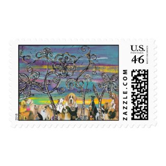Doggy Days Postage stamp