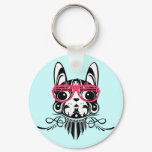 doggy dog light blue sunglass keychain doggy dog light blue sunglass keychain