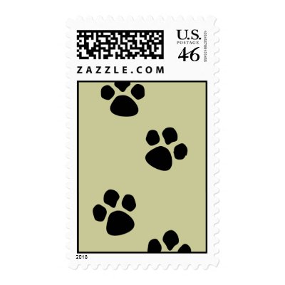 Doggy Paw Prints Stamps by spacedust