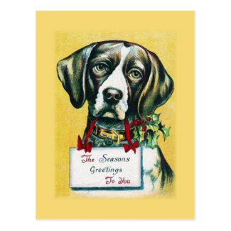 Doggy Season Greetings Postcards