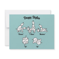 Doggy Styles Personalized Invite