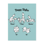 Doggy Styles Postcards
