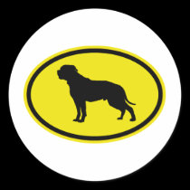 Dogo americano calcomanías