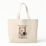 Dogo Argentino Anti-BSL Tote Bags
