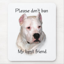 Dogo Argentino Anti-BSL Mouse Mats