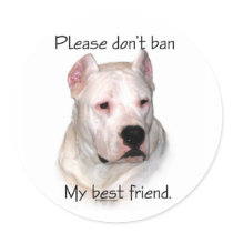 Dogo Argentino Anti-BSL Sticker