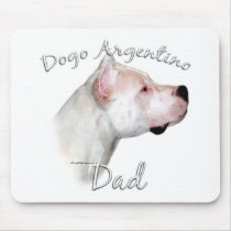 Dogo Argentino Dad 2 Mouse Pad