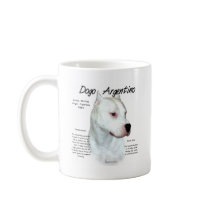 Dogo Argentino History Design Mug