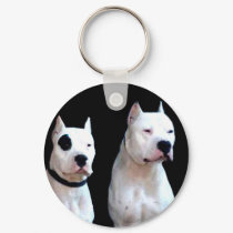 Dogo Argentino keychain