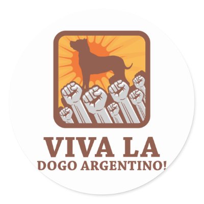 dogo argentino breeders canada. Dogo Argentino Round Stickers