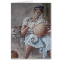 Dogon Pottery Maker Mama cards by melissaenderle Dogon Pottery Maker Mama cards