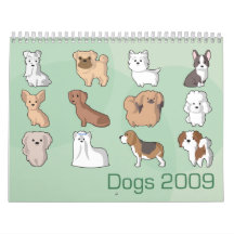 Dogs 2009 calendars
