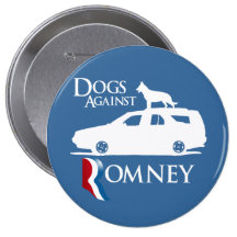 Dogs Against Mitt Romney.png Pinback Button