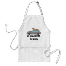 Dogs against Romney Aprons