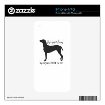Dogs Against Romney Decals For iPhone 4