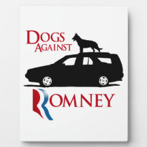 Dogs Against Romney -.png Display Plaques