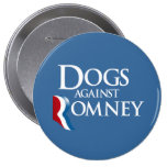 Dogs against Romney.png Pinback Button