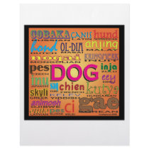 Dogs all over the world personalized letterhead