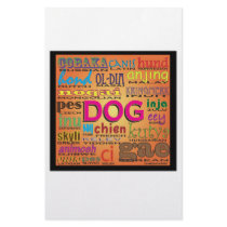 Dogs all over the world personalized stationery