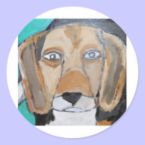 dogs and cats by eric ginsburg stickers