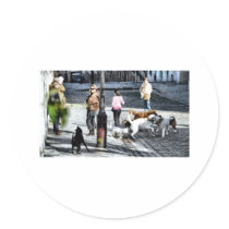 Dogs Are Everywhere - Paris stickers by ParisSetMeFree Dogs Are Everywhere - Paris stickers