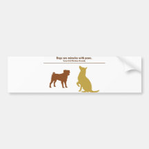 Dogs Are Miracles Bumper Stickers