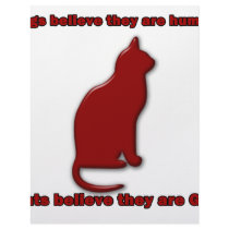Dogs believe they are human... letterhead
