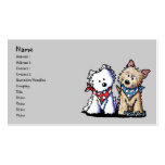 Dogs Business Card Design with KiniArt Terriers