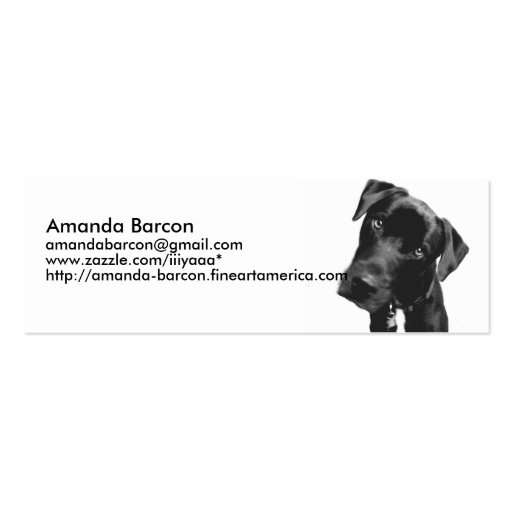 Dogs Business Card Templates (front side)