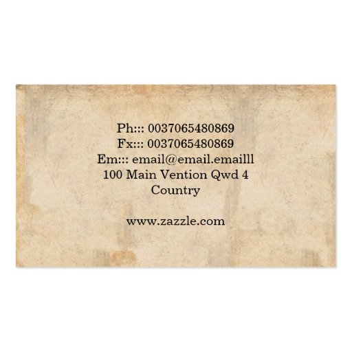 dogs business cards (back side)